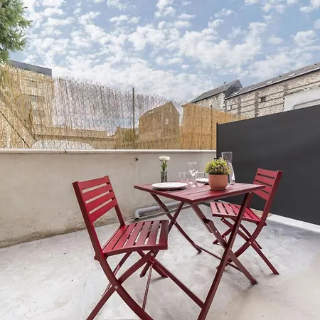 Le Cocon Rouennais - Terrasse - Climatisation - Gare Apartment *